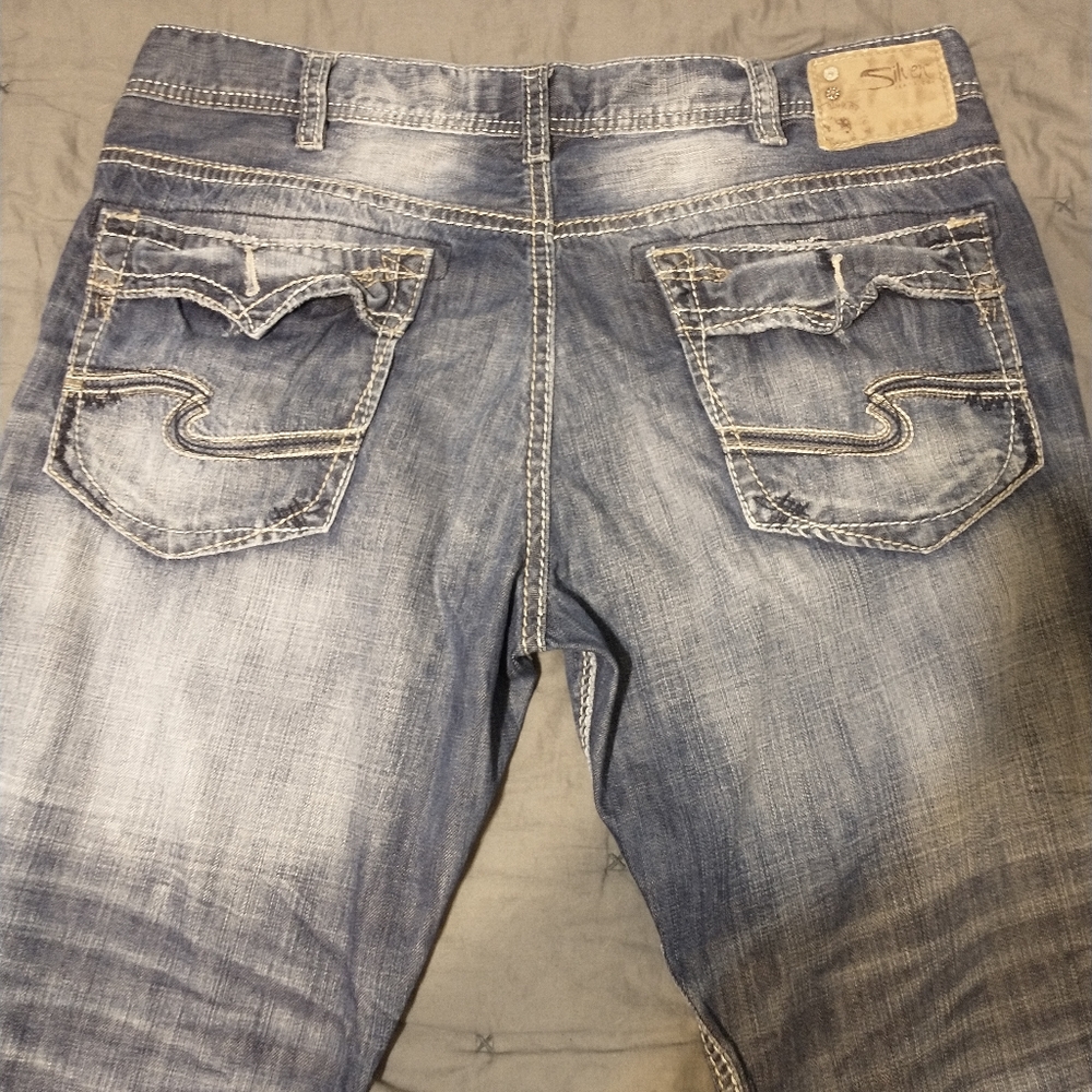Silver jeans